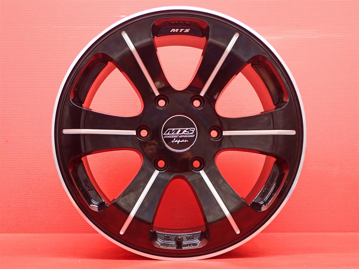 M.T.S JAPAN MJ-03S 7Jx17 +38 6/139.7 ブラックポリッシュ(ブラック&ポリッシュ)|中古タイヤ・ホイールの太平タイヤ