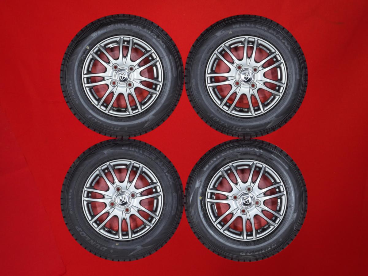 ダンロップ ウィンター MAXX 02(WM02) DUNLOP WINTER MAXX 02 145/80R13 75Q ヴェルヴァ VELVA ZS 4Jx13 +45 4/100 ガンメタ系 エッセ ミラ エヌボックス プラス カスタム デイズ ルクラ ピクシス スペース エヌボックス カスタム ミラ カスタム タント エグゼ ステラ リベ