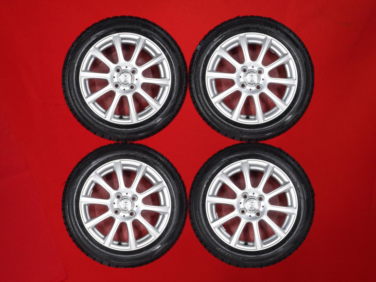 ダンロップ ウィンター MAXX 02(WM02) DUNLOP WINTER MAXX 02 185/55R15 82Q Joker フラッシュ 5.5Jx15 +42 4/100 シルバー(銀色)系 パッソ セッテ ノート ブーン ルミナス フィット ヴィッツ マーチ デミオ コルト プラス