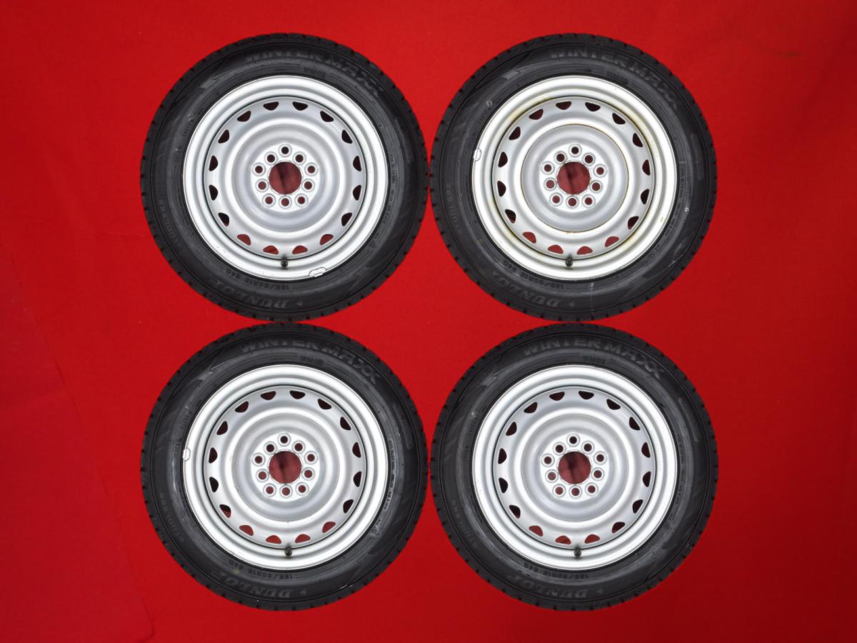 ダンロップ ウィンター MAXX 02(WM02) DUNLOP WINTER MAXX 02 185/60R15 84Q マルチスチール 〈キャップ無〉 6Jx15 +45 5/100 114.3 シルバー(銀色)系 ポロ シエンタ｜中古タイヤ・ホイールの太平タイヤ