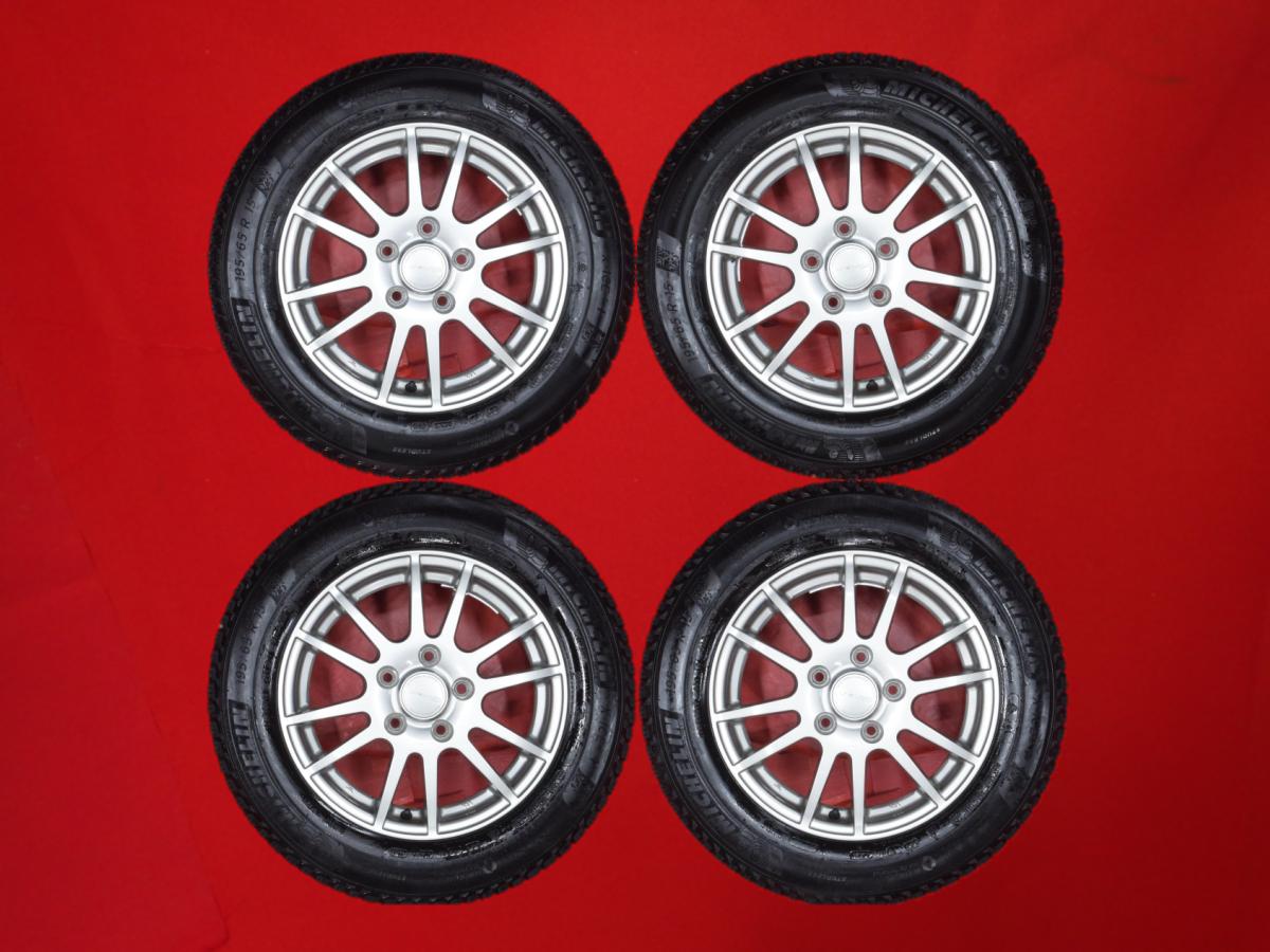 ミシュラン X-ICE3 プラス MICHELIN X-ICE3+ 195/65R15 95T ヴェルヴァ VELVA SX 6Jx15 +53 5/114.3 ガンメタ系 センティア プログレ アイシス ラフェスタ ハイウェイスター ステップワゴン スパーダ S-MX マークII クラウン セダン ミレーニア プレマシー エスクァイア ヴ｜中古タイヤ・ホイールの太平タイヤ
