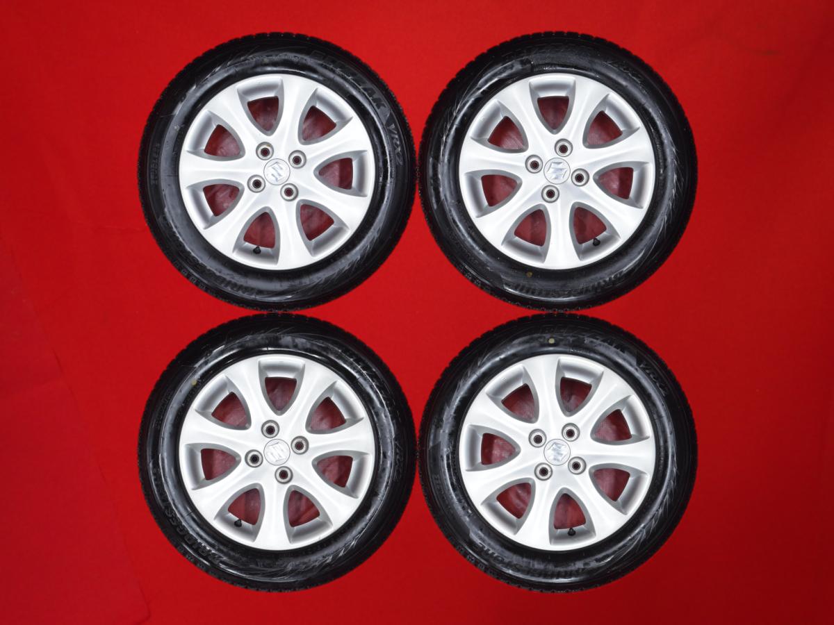 ブリヂストン ブリザック VRX2 BRIDGESTONE BLIZZAK VRX2 185/60R15 84Q スイフト 純正7スポーク 5.5Jx15 +45 4/100 シルバー(銀色)系 スイフト エリオ スプラッシュ エリオ セダン|中古タイヤ・ホイールの太平タイヤ