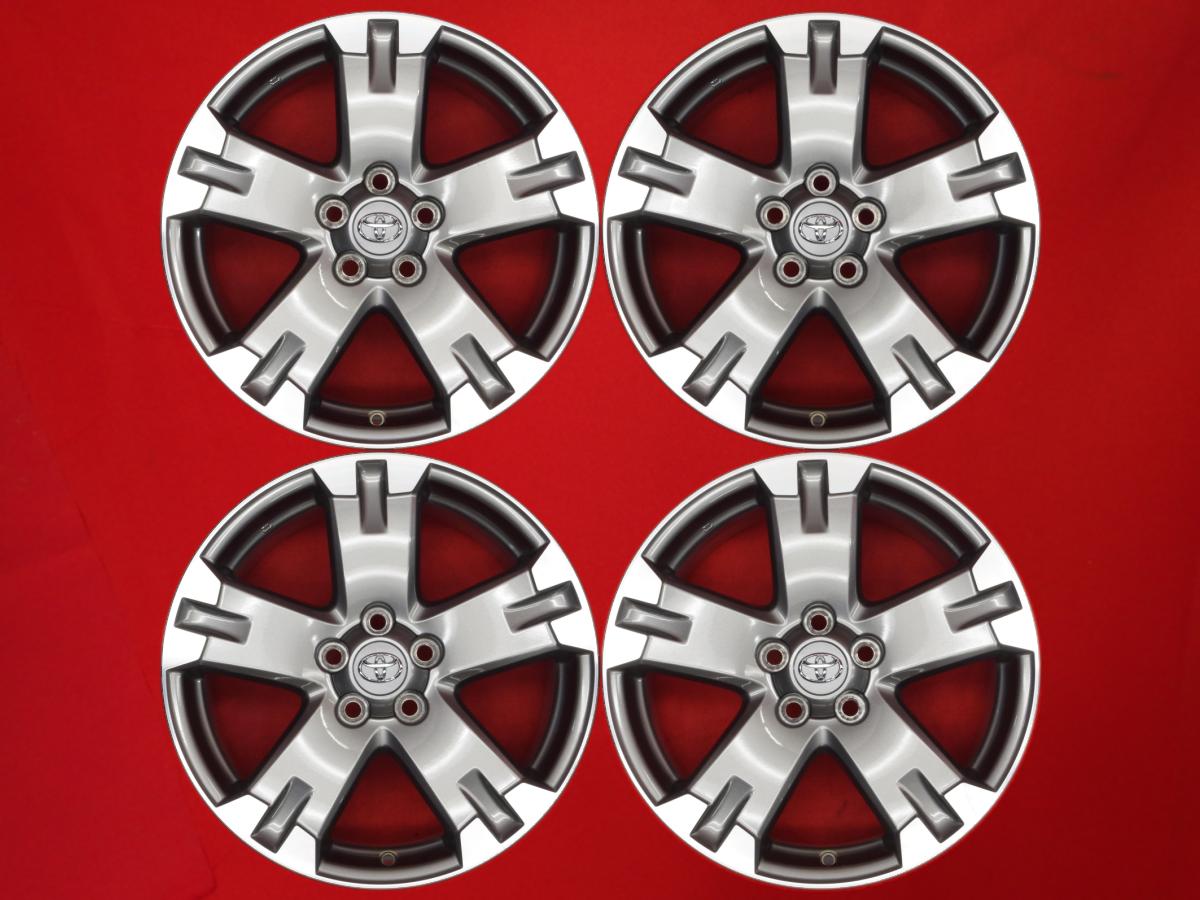 RAV4 (31-36W系)STYLE S Packag純正 7.5Jx18 +39 5/114.3 ガンメタポリッシュ(ガンメタ&ポリッシュ) ガンメタ系 RAV4 アルファード ヴァンガード ヴェルファイア