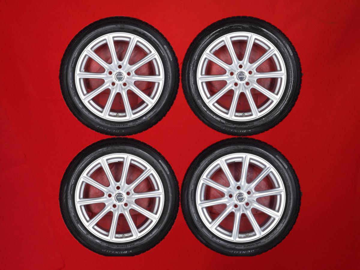 ダンロップ ウィンター MAXX 02(WM02) DUNLOP WINTER MAXX 02 245/50R19 101Q ECO FORME エコフォルム SE-15 8Jx19 +25 5/120 シルバー(銀色)系 LS500h LS500