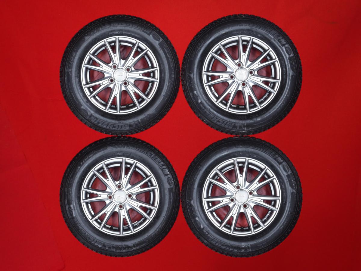 ミシュラン X-ICE XI3 MICHELIN X-ICE XI3 185/70R14 92T ヴェルヴァ VELVA ケヴィン KEVIN 5Jx14 +39 4/100 ガンメタ系 カローラ フィールダー シビック サニー カローラ リベロ シビック ハイブリッド ノート カローラ スパシオ