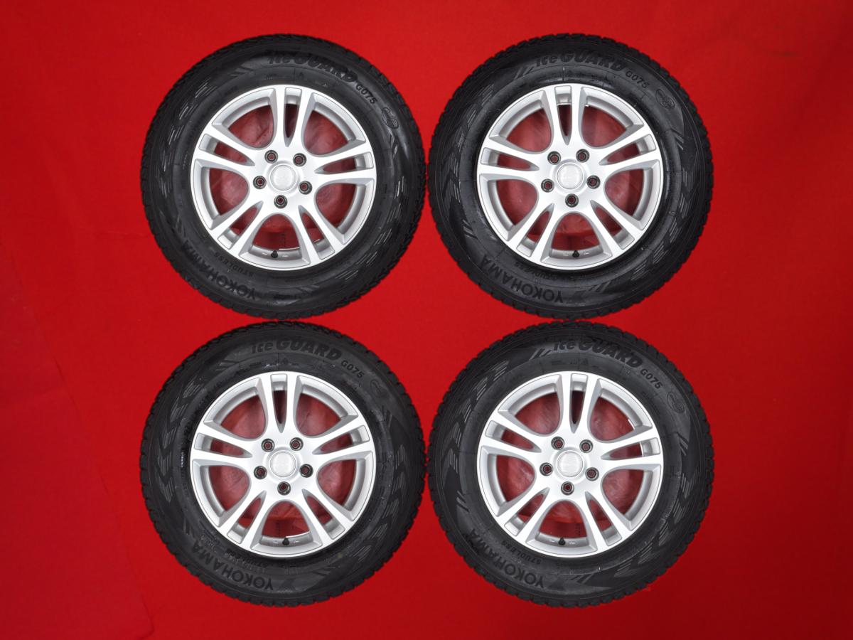 ヨコハマ アイスガード G075 YOKOHAMA iceGUARD G075 215/70R16 100Q Euro Speed(ユーロスピード) CX 6.5Jx16 +35 5/114.3 シルバー(銀色)系 RVR デリカ D:5 エレメント トリビュート エクリプスクロス ハリアー RAV4 パジェロ イオ アウトランダー PHEV クルーガー アウト