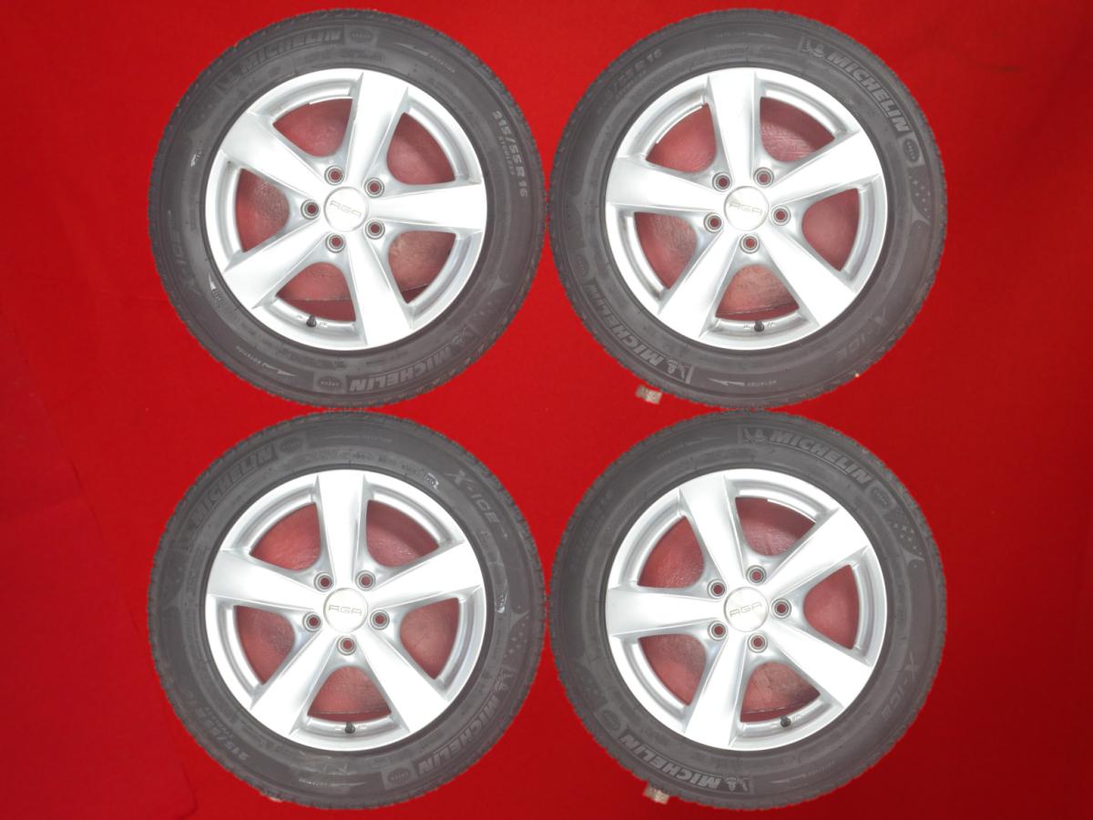 ミシュラン X-ICE XI3 MICHELIN X-ICE XI3 215/55R16 97H AGA(エージーエー) Nebel(ネーベル) 7Jx16 +45 5/112 シルバー(銀色)系 A4 CABRIOLET A3 スポーツバック パサート ゴルフV ジェッタ パサート ヴァリアント ゴルフVI A4 A6 ゴルフ ヴァリアント A4 アバント A6 アバ｜中古タイヤ・ホイールの太平タイヤ 26,455円