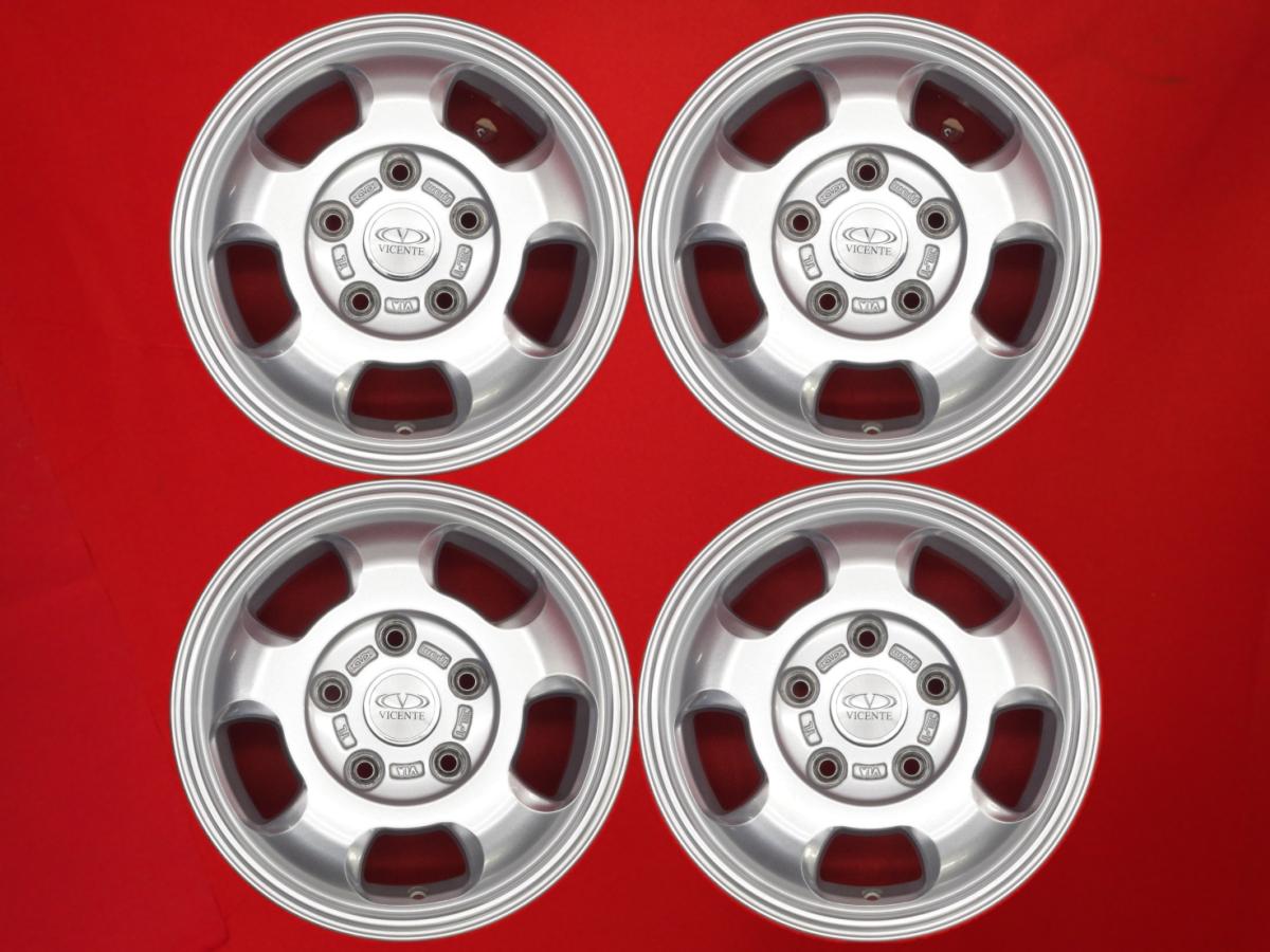 VICENTE(ヴィセンテ) 05 NV 5Jx13 +45 5/114.3 シルバー(銀色)系 タウンエース バン ライトエース バン|中古タイヤ・ホイールの太平タイヤ