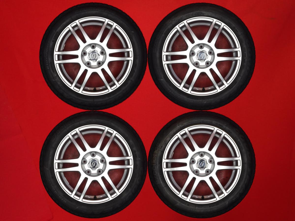 グッドイヤー エクセレンス GOODYEAR EXCELLENCE 215/55R17 94W RAG TIME(ラグタイム) DS6 7Jx17 +53 5/114.3 シルバー(銀色)系 オデッセイ ヴェゼル CX-3 エスティマ ハイブリッド エスティマ ティアナ 28,116円