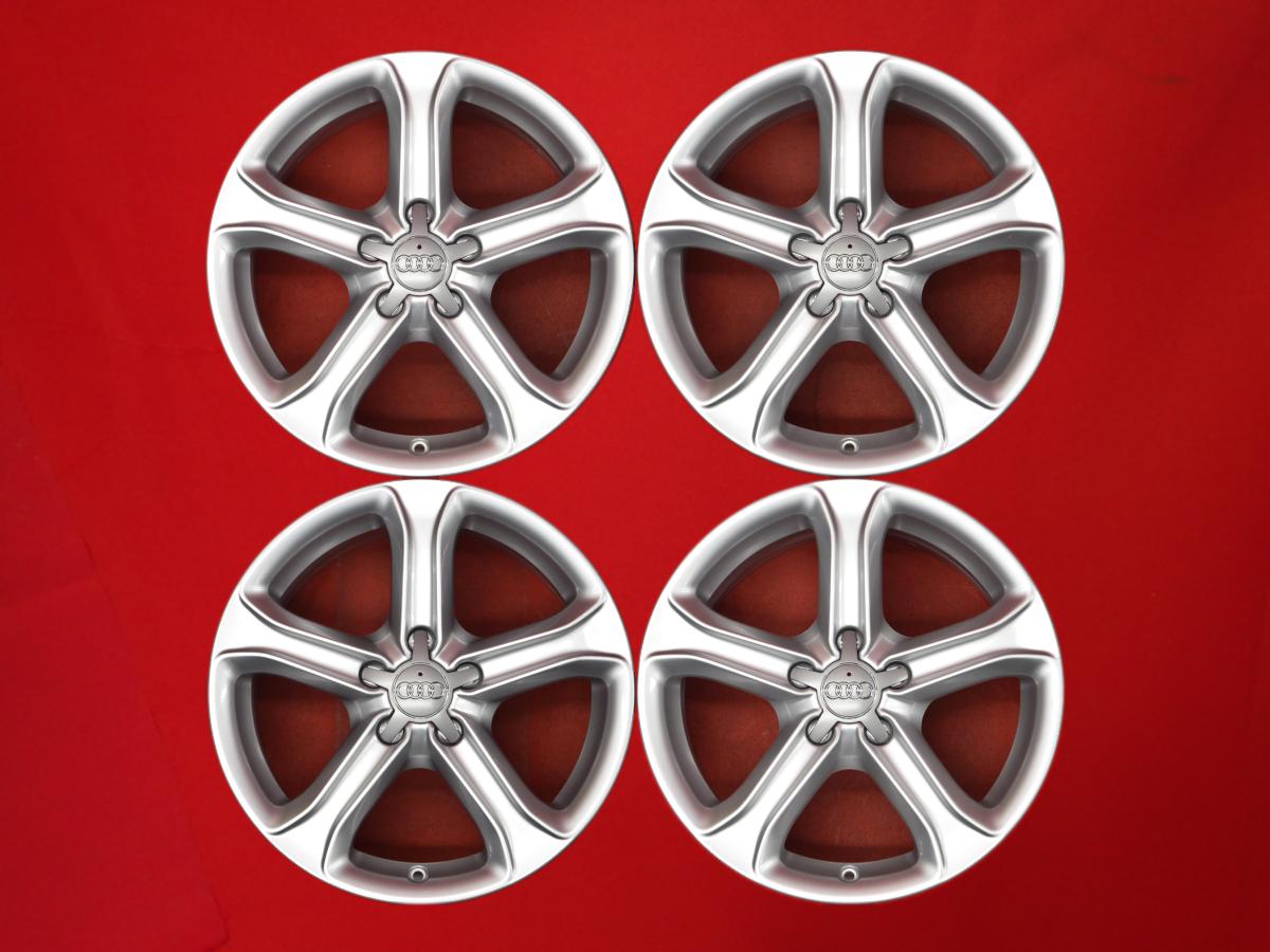 アウディ A4(8K)純正17inch 7.5Jx17 +45 5/112 シルバー(銀色)系 A4 アバント A4