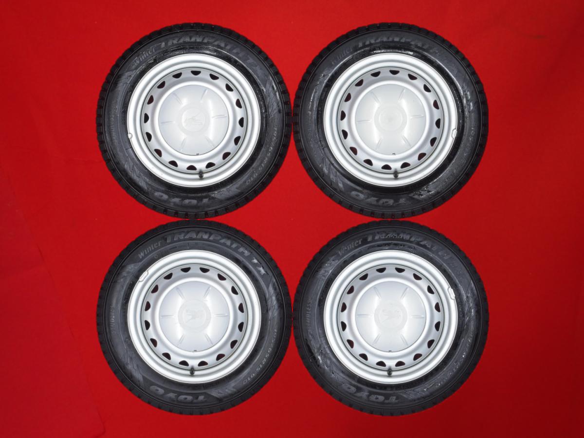 トーヨー ウィンタートランパス TX TOYO WINTER TRANPATH TX 195/65R15 91Q マルチスチール 〈センターハブキャップ付〉 6Jx15 +45 4/100 114.3 シルバー(銀色)系 レジェンド ローレル トルネオ バネットセレナ セフィーロ カローラ アクシオ シャリオ カローラ フィールダ