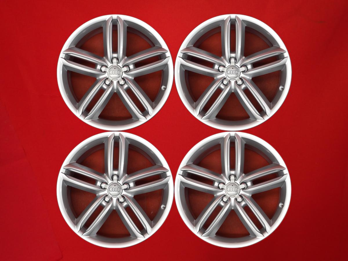 アウディ A7(4G)純正 20inch 8.5Jx20 +43 5/112 シルバー(銀色)系 A6 アバント A6