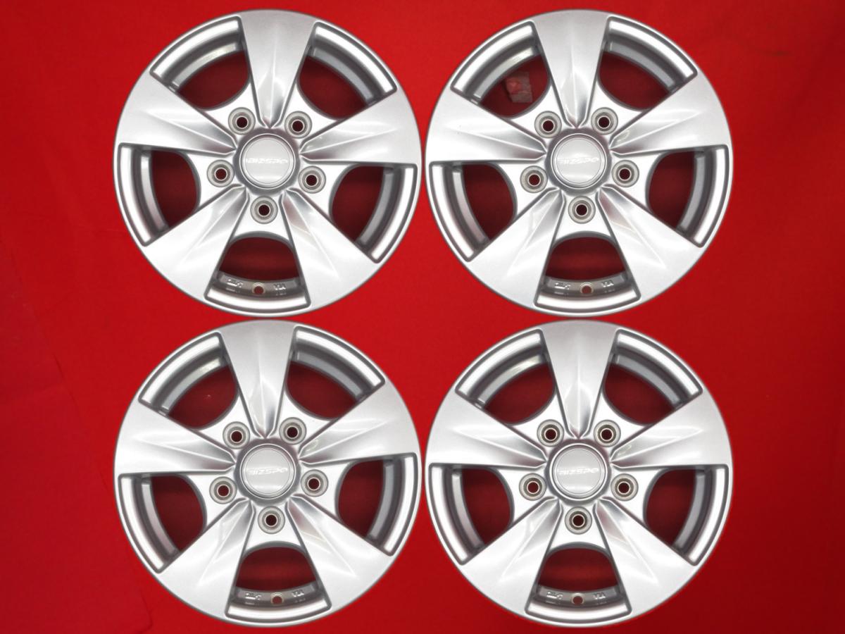 BIZSPO 5スポーク 5Jx13 +50 5/114.3 シルバー(銀色)系 タウンエース バン ライトエース バン|中古タイヤ・ホイールの太平タイヤ