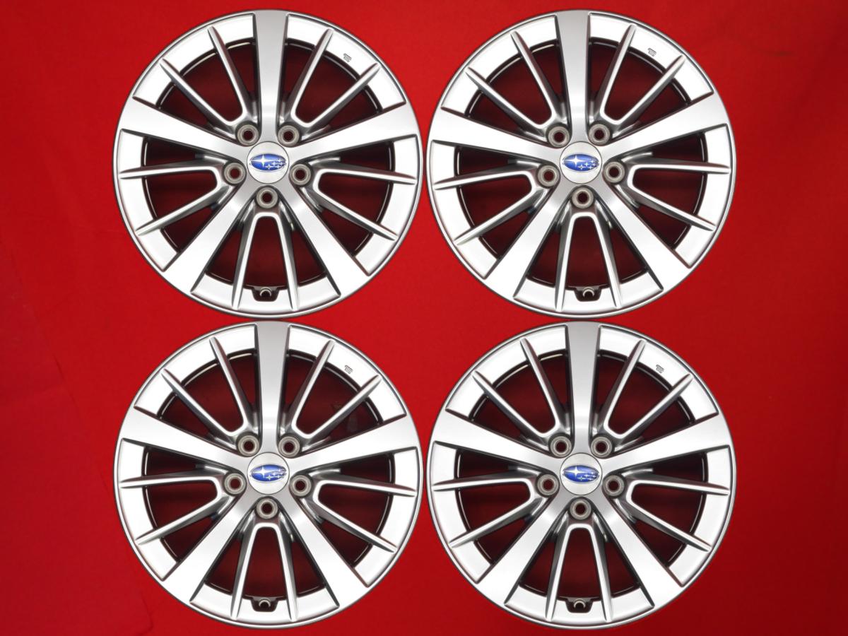 インプレッサ スポーツ(GT2-3)1.6i-L純正 6.5Jx16 +55 5/100 シルバー(銀色)系 インプレッサ スポーツ インプレッサ G4 エクシーガ