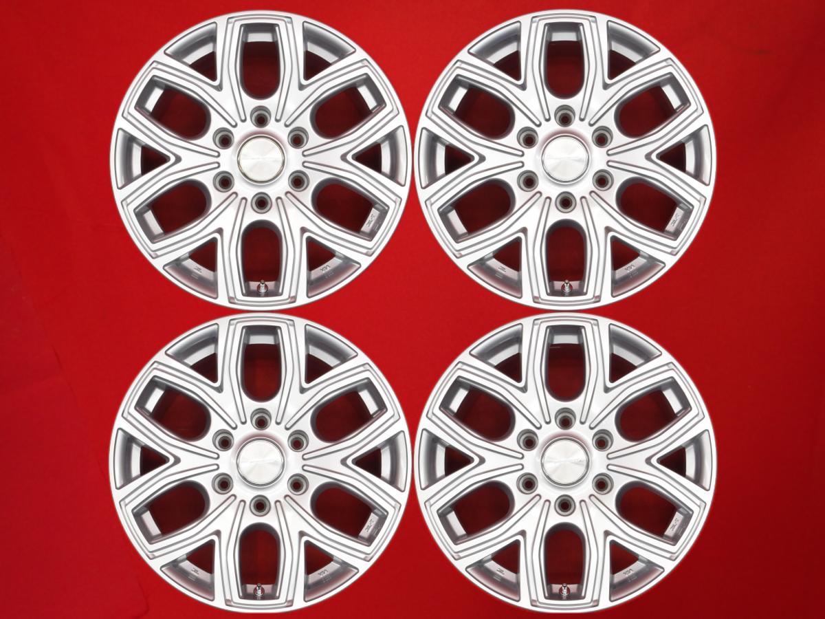 PREMIX(プレミックス) 飛車 ヒシャ 8Jx17 +25 6/139.7 シルバー(銀色)系 ハイラックスサーフ FJクルーザー ハイラックス ランドクルーザー プラド