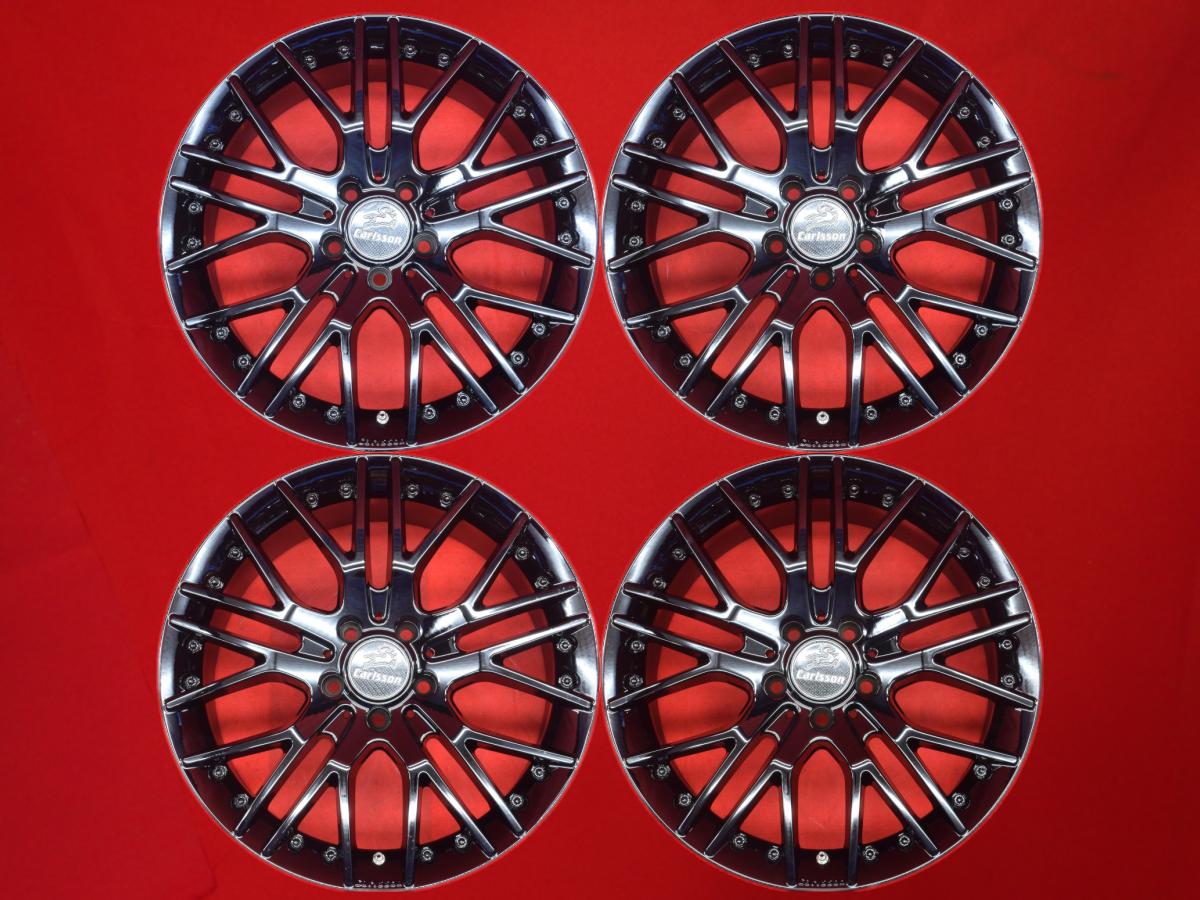 Carlsson(カールソン) 1/10X 8.5Jx18 +50 5/112 ブラック(黒色)系 Cクラス ステーションワゴン Cクラス セダン GLBクラス｜中古タイヤ・ホイールの太平タイヤ 81,675円