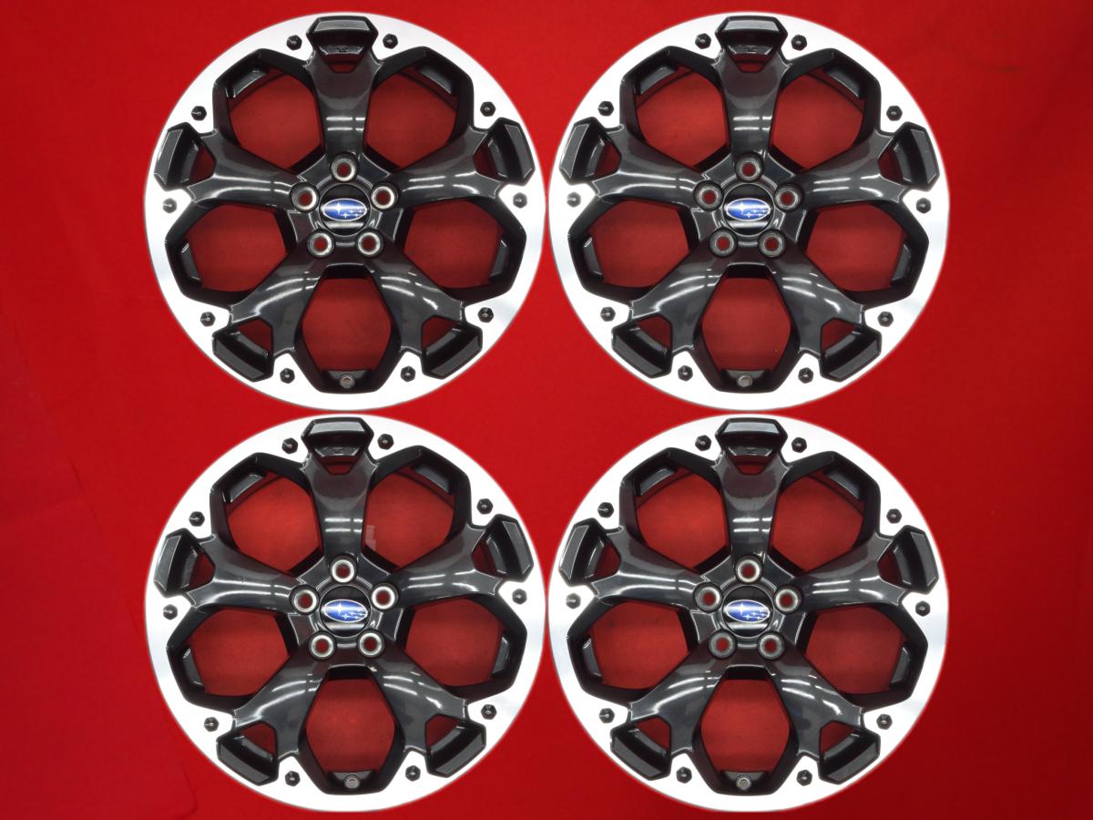 スバル XV (GT3/GT7)純正17inch 7Jx17 +55 5/100 ポリッシュ系 ガンメタ系 エクシーガ XV インプレッサ G4｜中古タイヤ・ホイールの太平タイヤ