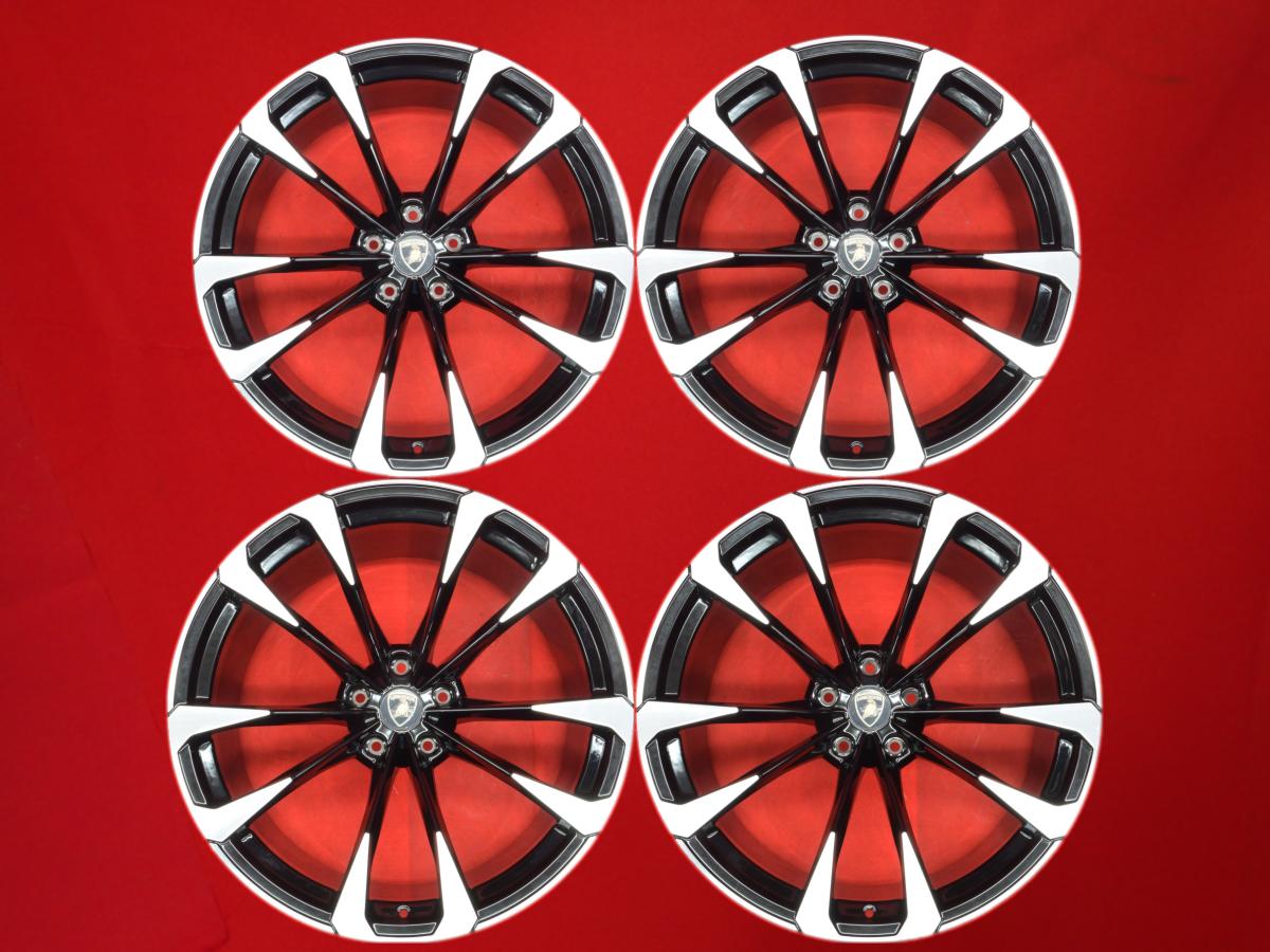 ITALY FORGED ALUMINUM WHEEL 5スポーク 10/11.5Jx23 +28 5/130 ブラックポリッシュ(ブラック&ポリッシュ) ウルス