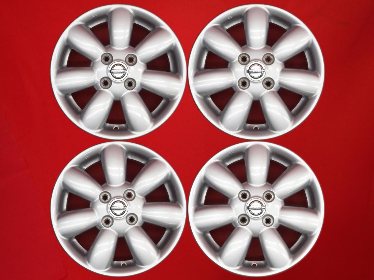 楽天市場】ラパン (HE22S)純正 4.5Jx14 +45 4/100 シルバー(銀色)系