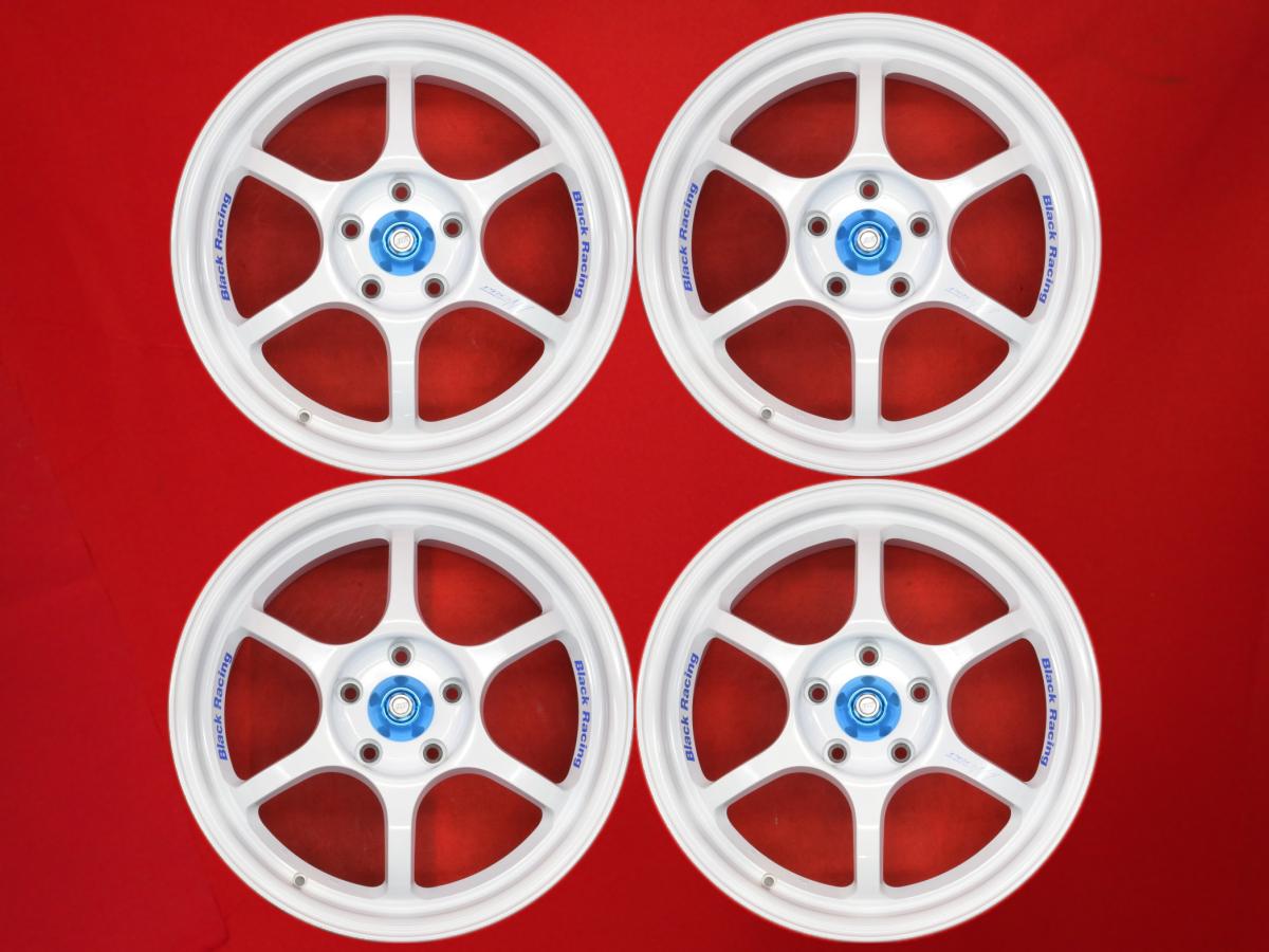 ブラックレーシング PRO-N1 7Jx17 +42 5/114.3 ホワイト(白色)系 CR-Z インテグラ シビック タイプR スイフトスポーツ