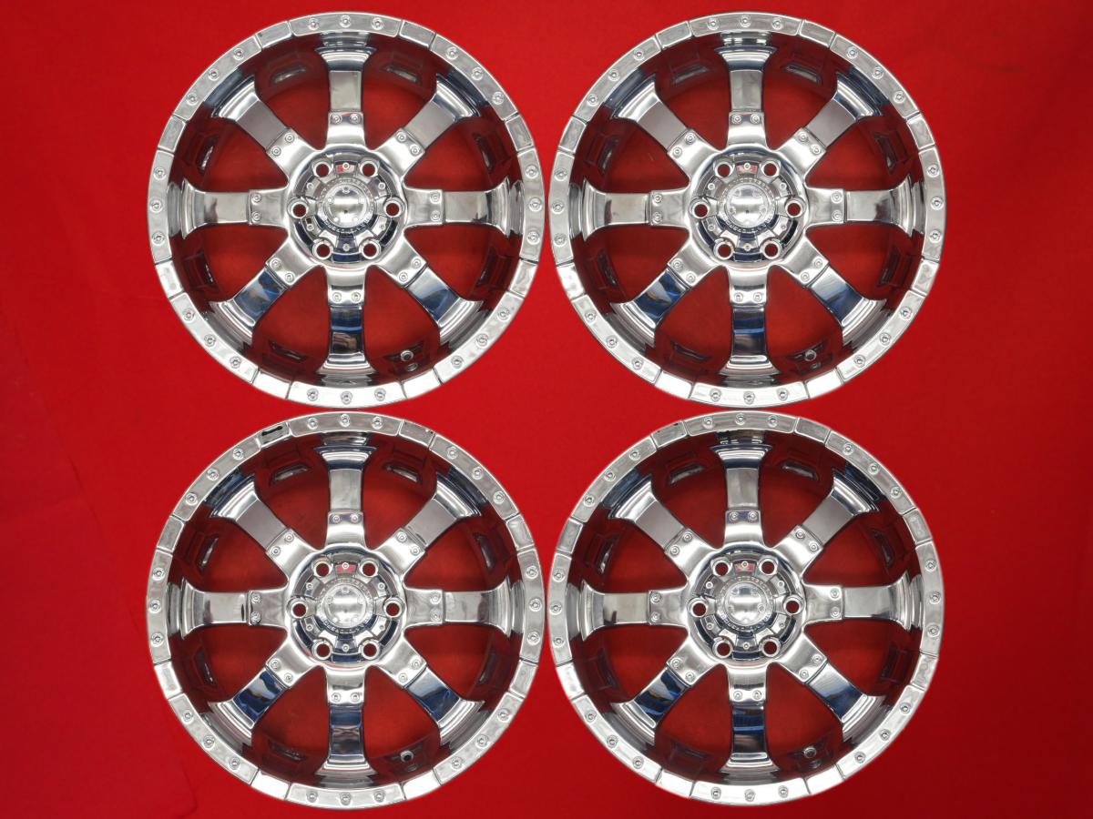 Ultra(ウルトラ) タイプ223/224 Goliath(ゴライアス) 9Jx20 +18 6/139.7 メッキ FJクルーザー ランドクルーザー プラド ハイラックスサーフ