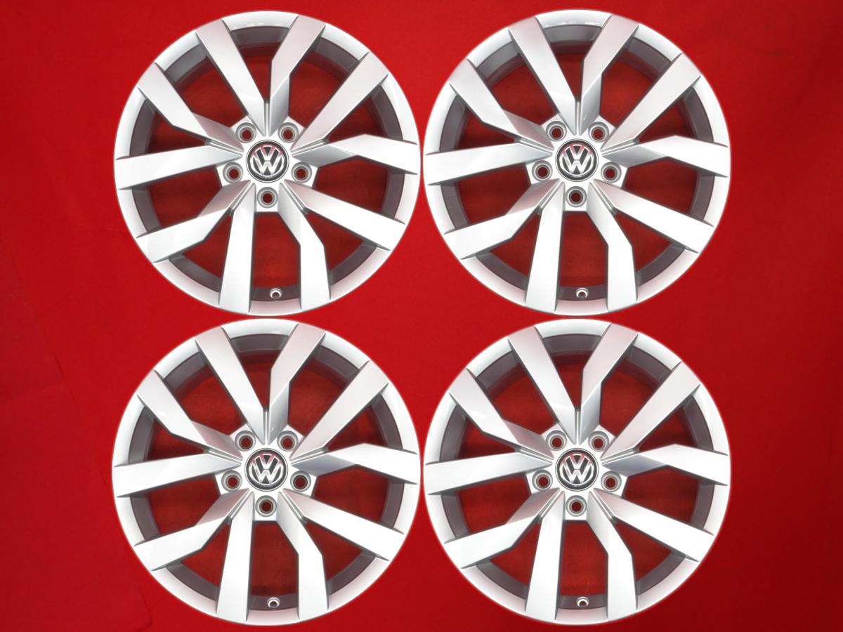 ゴルフ VII純正17inch 7Jx17 +49 5/112 シルバー(銀色)系 クロス ゴルフ ゴルフVI ジェッタ ゴルフV ゴルフ プラス ゴルフ ヴァリアント ゴルフVII ゴルフ トゥーラン｜中古タイヤ・ホイールの太平タイヤ