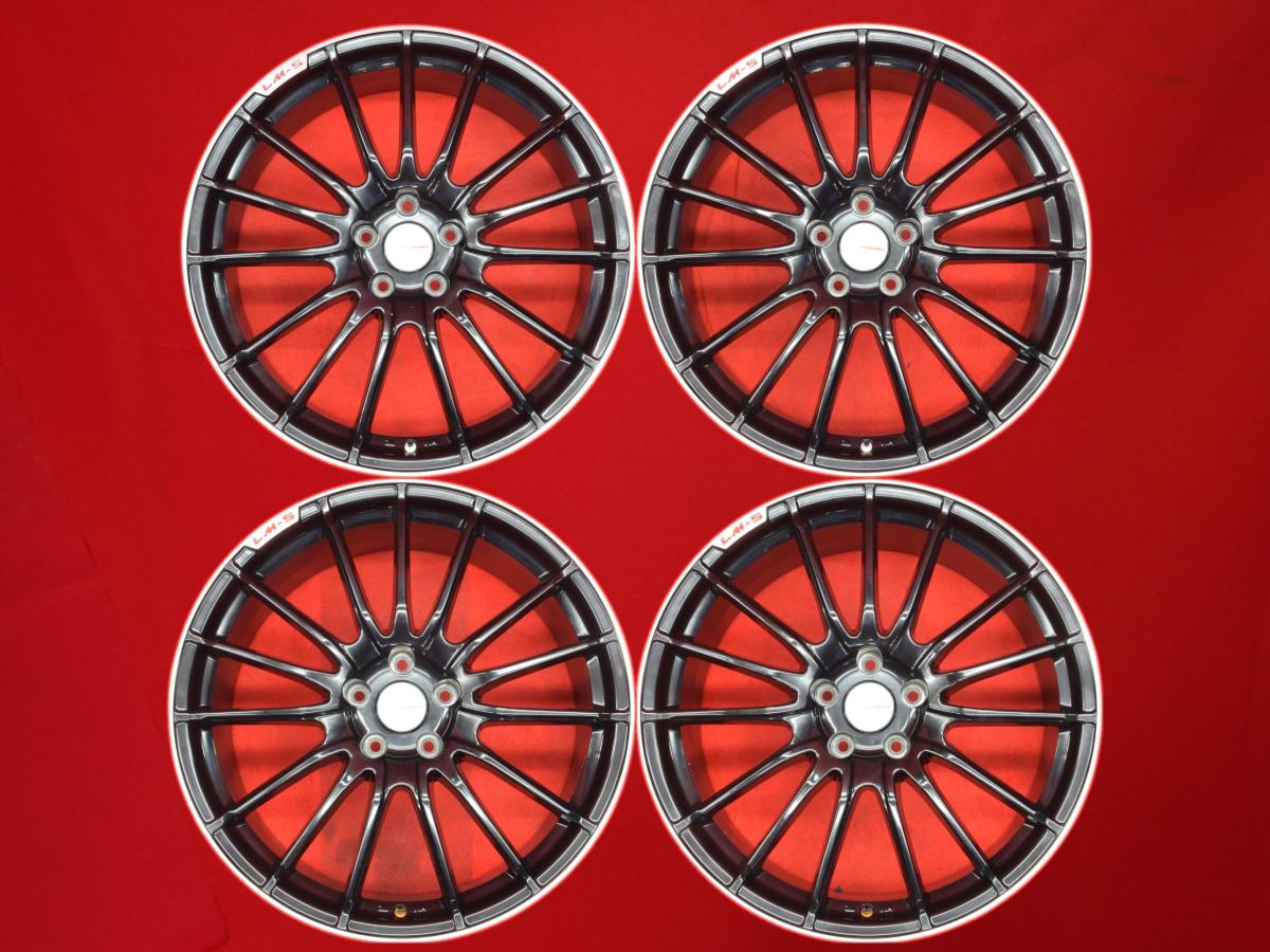 レアマイスター Lehrmeister LM-S TRENTINO15(エルエムエス トレント15) 8.5/9.5Jx20 +38 5/114.3 ブラックポリッシュ(ブラック&ポリッシュ) ブラック(黒色)系 ヴェルファイア フーガ クラウン アスリート アルファード クラウン マジェスタ 59,400円