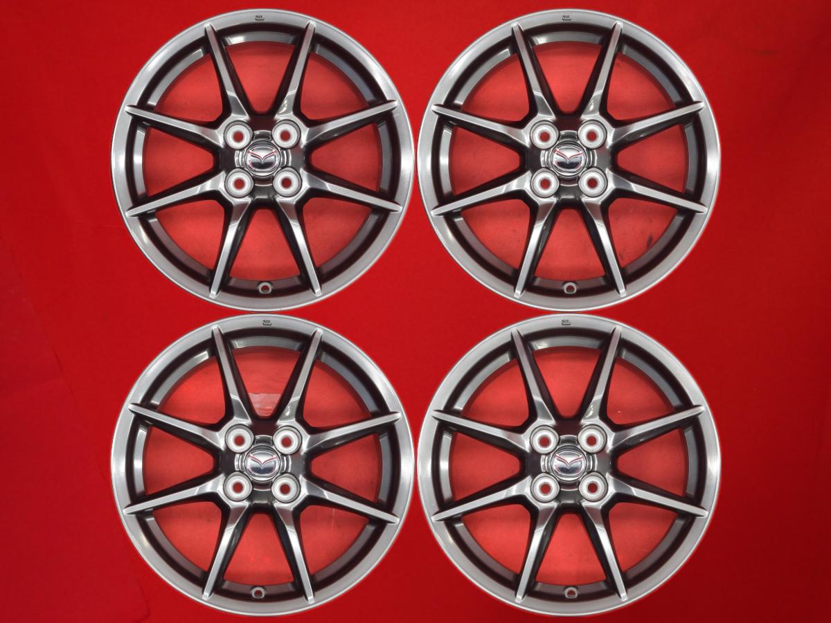 ロードスター ( ND5RC ) 純正 6.5Jx16 +45 4/100 ガンメタ系 ロードスター マツダ2 デミオ 46,200円