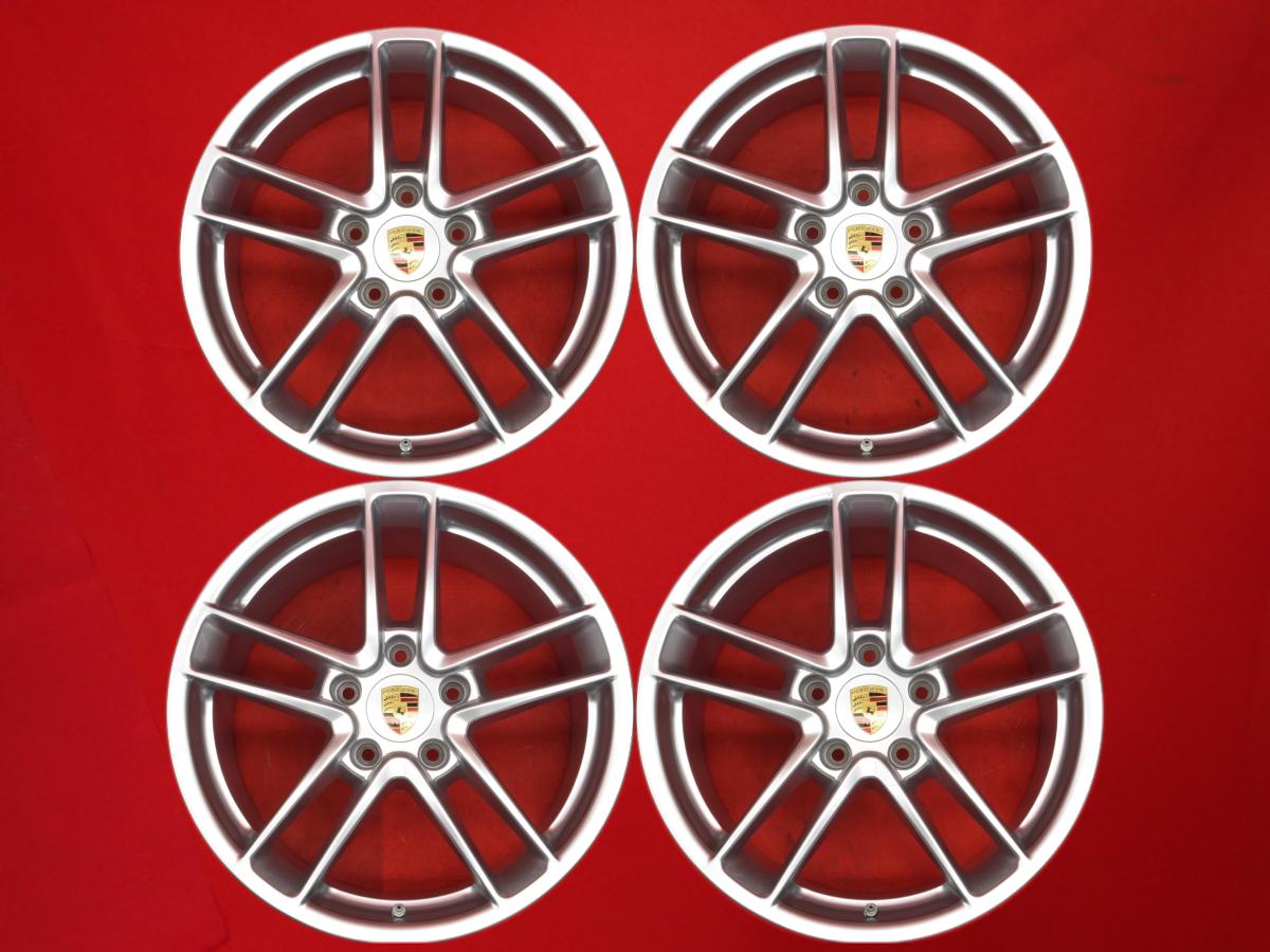 ポルシェ パナメーラ 純正 9/10Jx19 +60 5/130 シルバー(銀色)系 パナメーラ 108,900円