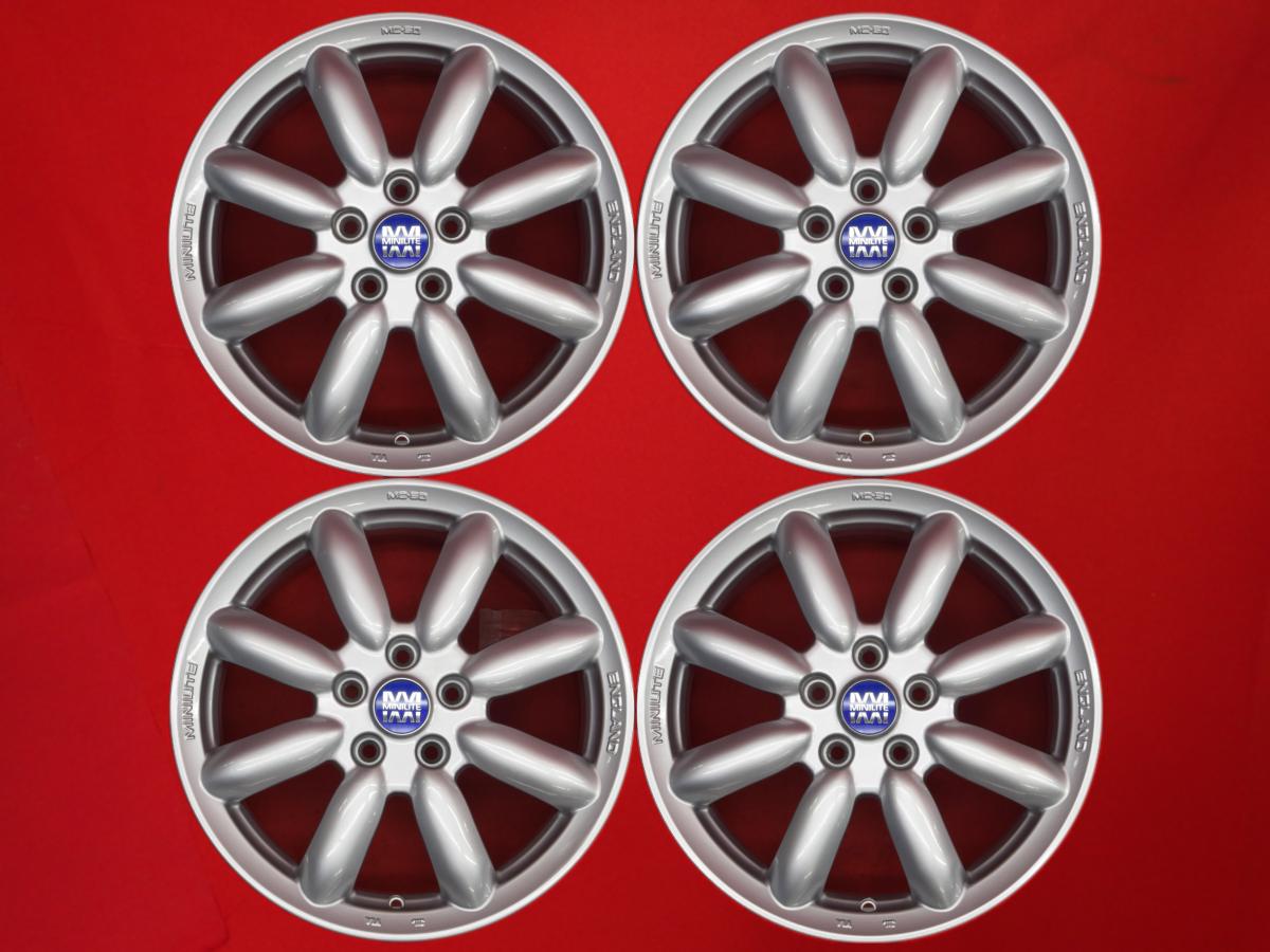 MINILITE(ミニライト) MC-50 7Jx17 +52 5/112 シルバー(銀色)系 ミニ クロスオーバー ミニ ミニ クラブマン ミニ 5ドア