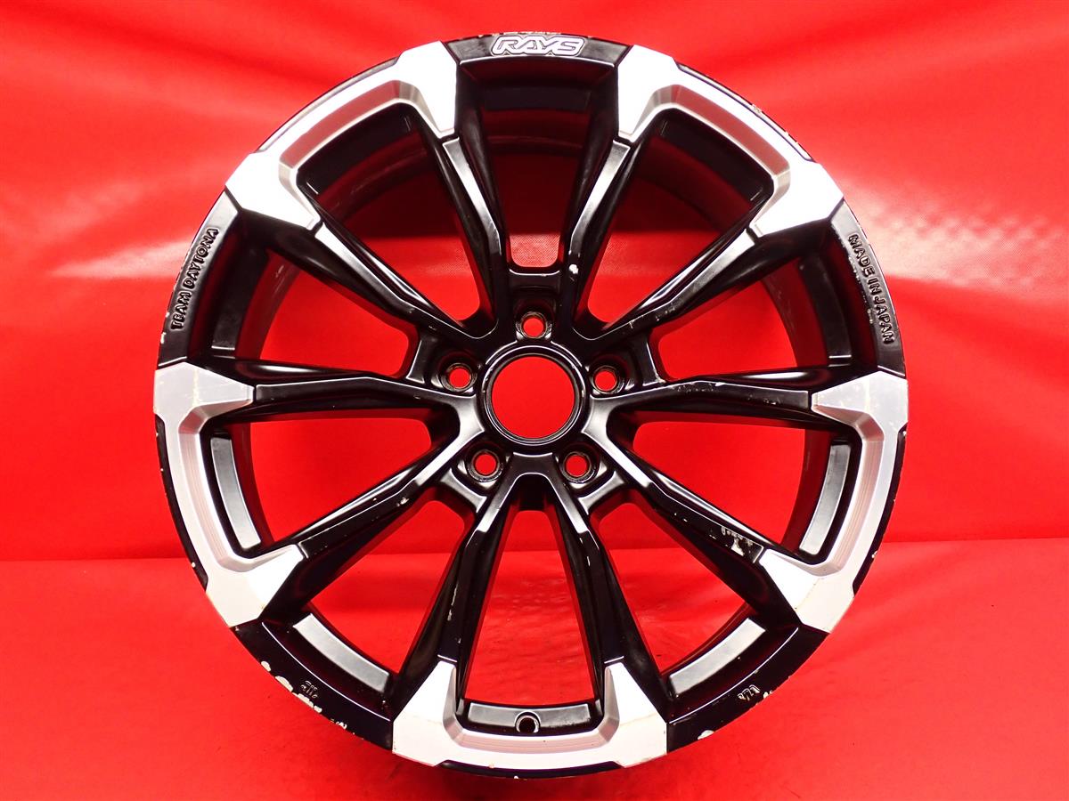 TEAM DAYTONA(チーム デイトナ) BB06S 8Jx19 +45 5/114.3 ブラックポリッシュ(ブラック&ポリッシュ)｜中古タイヤ・ホイールの太平タイヤ