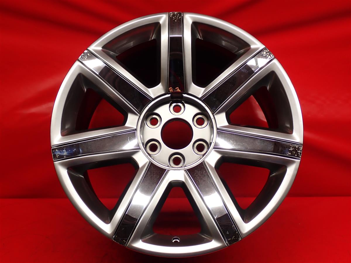 中古】エスカレード純正22インチタイヤ付9J☆メッキ6穴139.7キャデラック