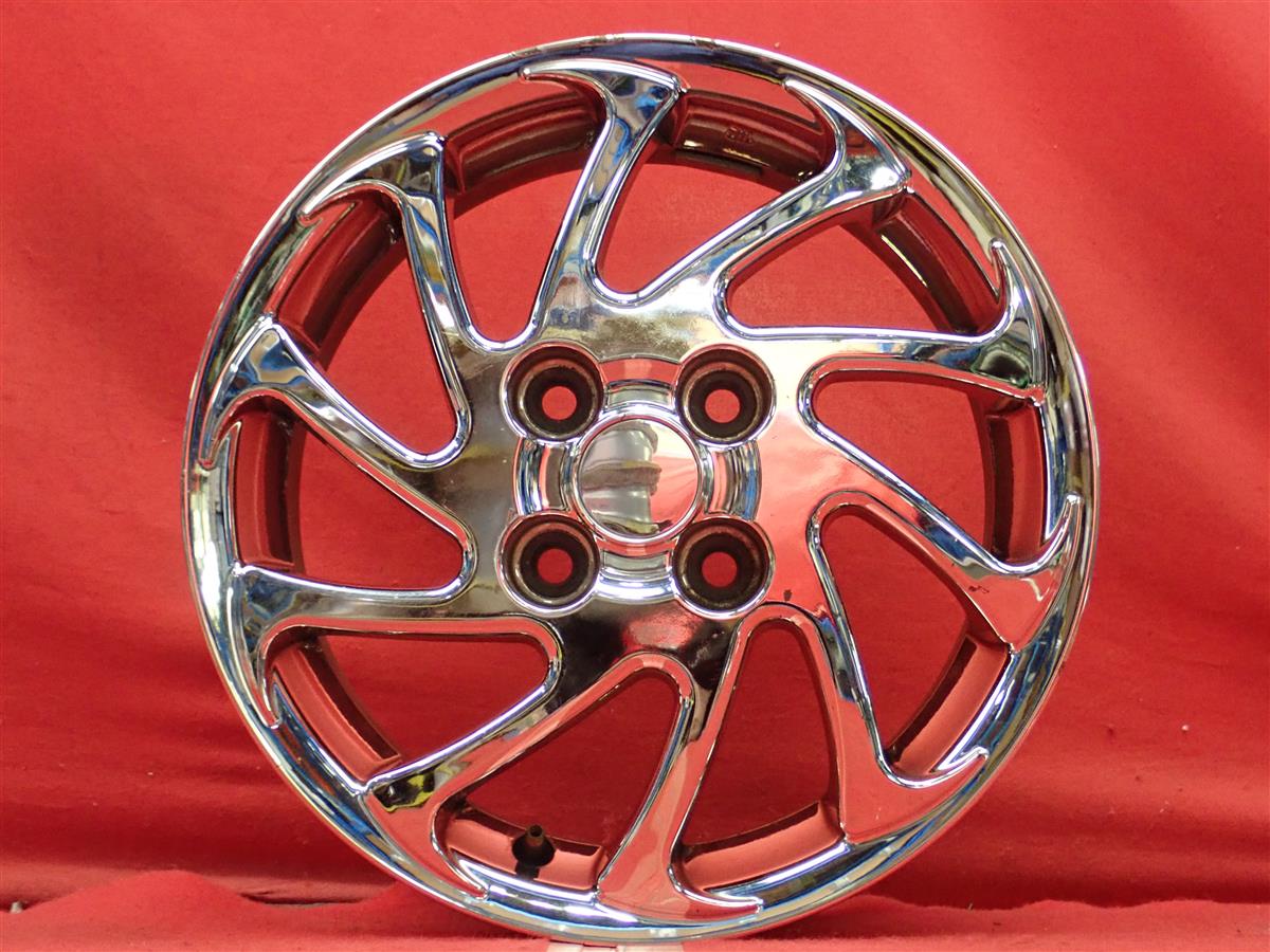 タウンボックス M2 純正 オプション 4.5Jx14 +46 4/100 メッキ タウンボックス