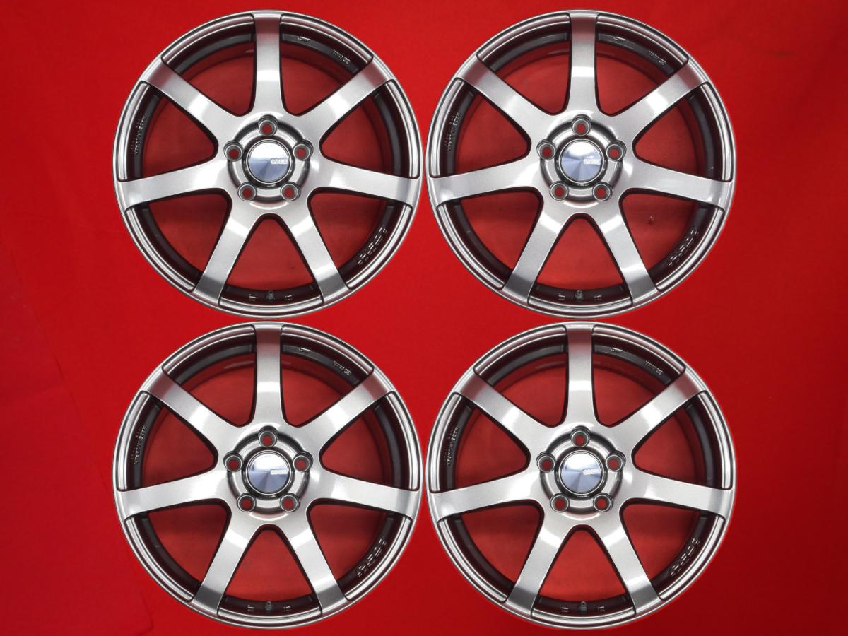 楽天市場】エンケイ TUNING SC05 7Jx17 +50 5/112 シルバー(銀色)系 