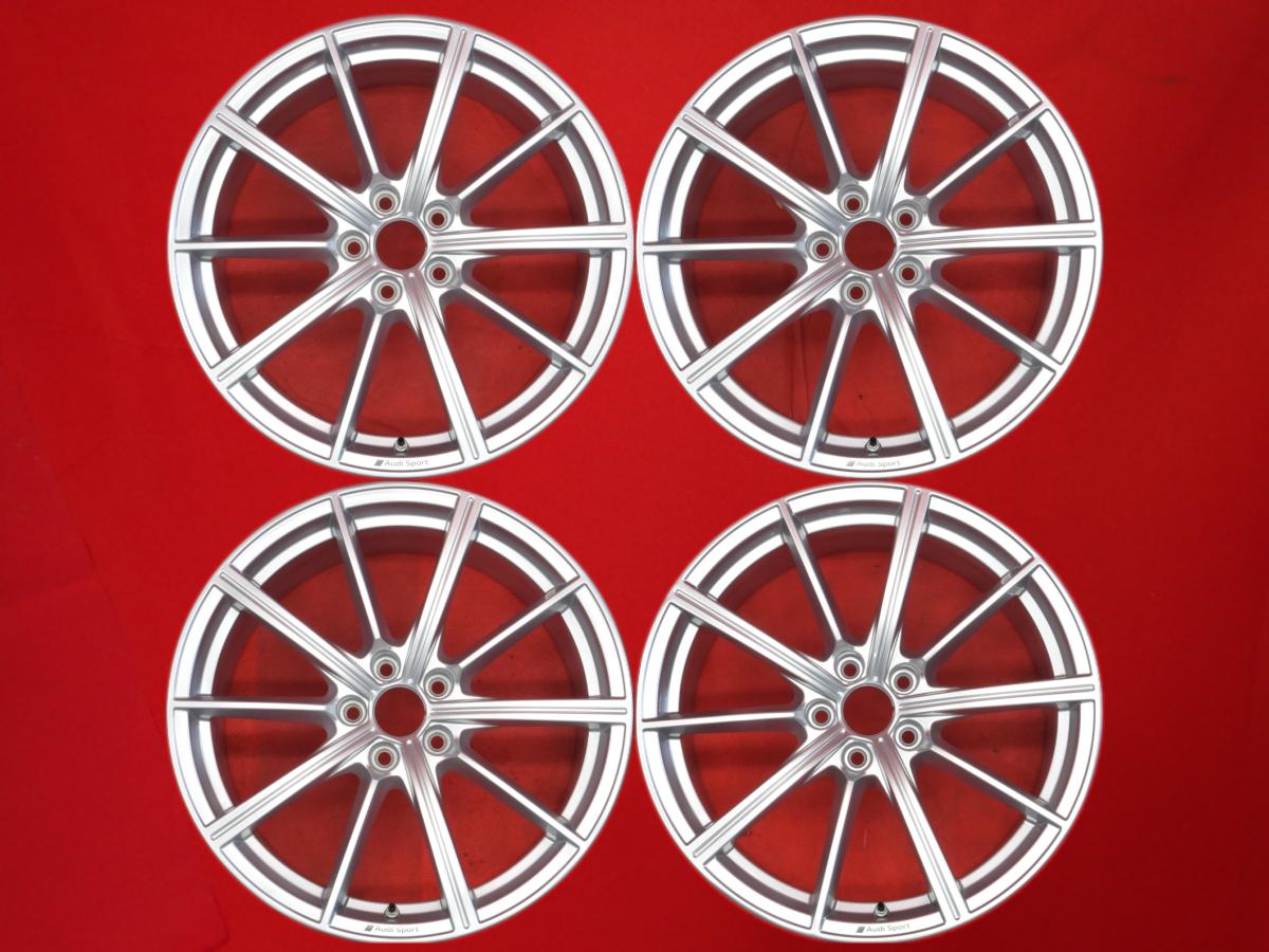 アウディ RS4 RS5 純正 ウインターホイール 19インチ 8Jx19 +26 5/112 シルバー(銀色)系 A5 Q7 A4 オールロードクワトロ A5 スポーツバック Q5