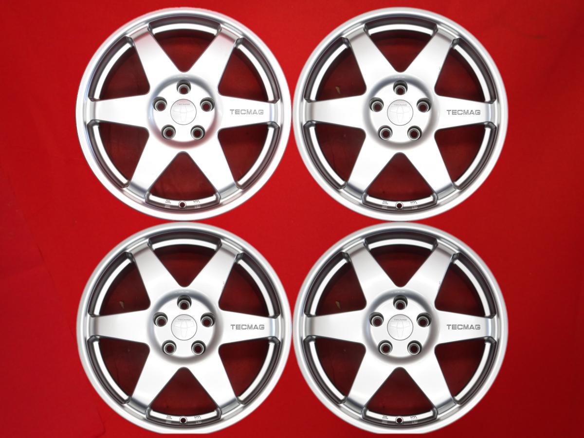 TECMAG Type 206R 7Jx17 +31 5/110 ハイパーブラック アルファ スパイダー チェロキー｜中古タイヤ・ホイールの太平タイヤ