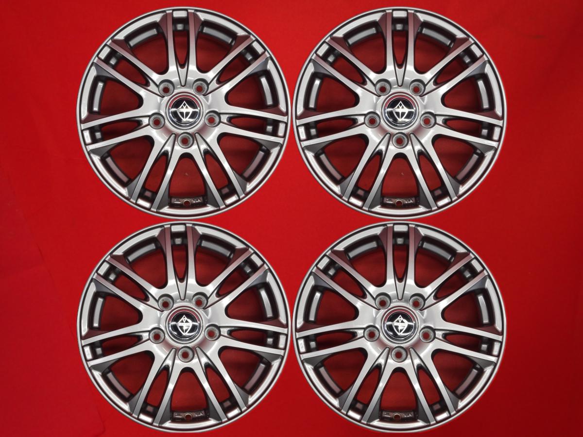 ヴェルヴァ VELVA ZS 6Jx15 +53 5/114.3 ガンメタ系 ノア エスクァイア ヴォクシー ステップワゴン スパーダ フリードプラス