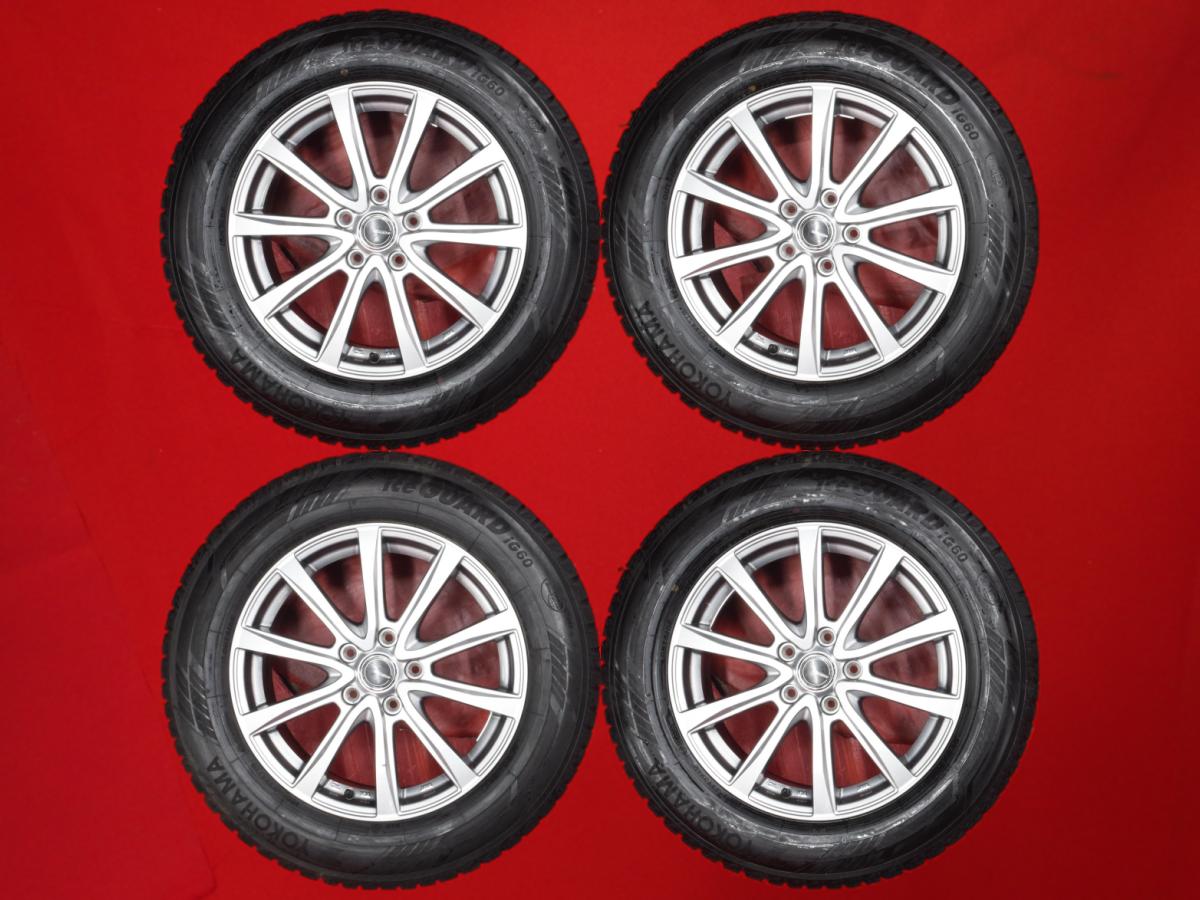 ヨコハマ アイスガード 6 iG60 YOKOHAMA iceGUARD 6 iG60 225/65R17 102Q 5Wスポークタイプ 1P 7Jx17 +54 5/114.3 シルバー(銀色)系 CR-V CX-5 レガシィ アウトバック