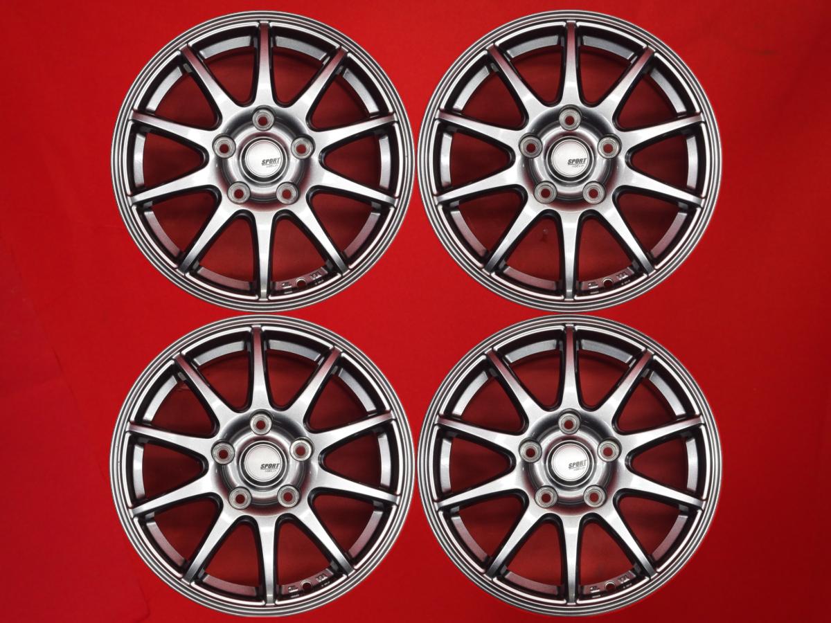 SPORT ABELIA 6Jx15 +53 5/114.3 ガンメタ系 ヴォクシー エスクァイア ノア ステップワゴン フリードプラス フリード｜中古タイヤ・ホイールの太平タイヤ