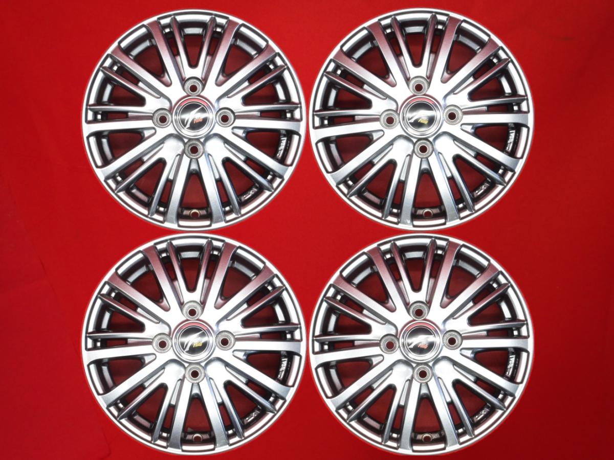 Fang SINOLION 4Jx13 +45 4/100 ハイパーブラック ヴィヴィオ ビストロ ピノ 145/70R12ベース ゼスト ムーヴ ラテ アルトワークス ワゴンR スティングレー トゥデイ アソシエ MRワゴン ラピュタ ミニカ トッポ ハイゼット カーゴ ポーターキャブ eKワゴン ヴィヴィオ スーパ｜中古タイヤ・ホイールの太平タイヤ