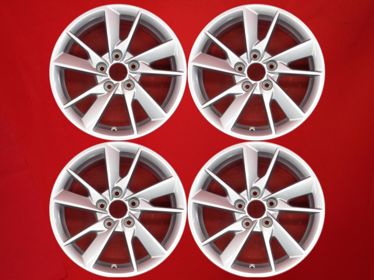 アウディ A4(8W)純正16inch 7Jx16 +35 5/112 シルバー(銀色)系 A3 A4 CABRIOLET A3 スポーツバック A4 アバント A6 アバント TT クーペ/TTロードスター A4 A6
