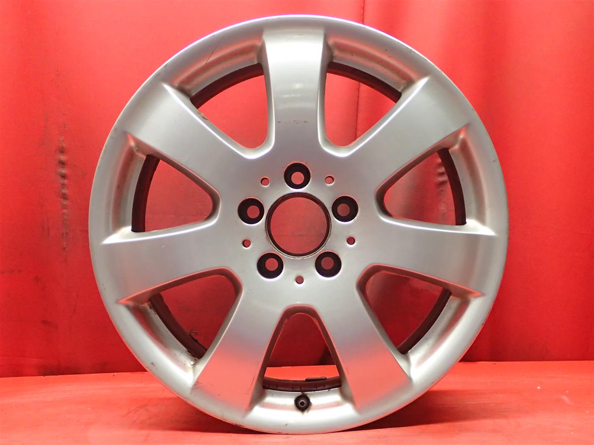 メルセデス-ベンツ R(W251)純正7スポーク 7.5Jx17 +56 5/112 シルバー(銀色)系