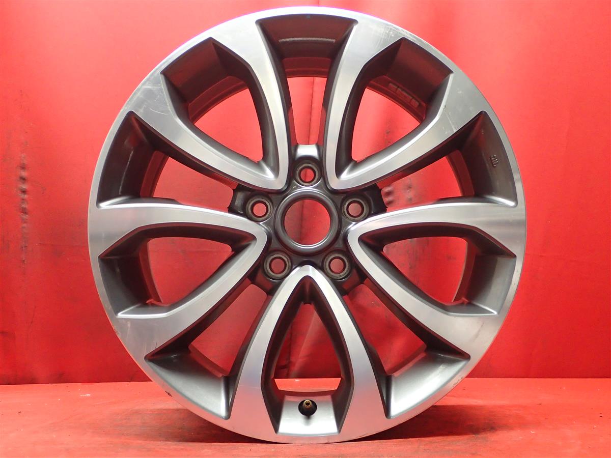 ジューク 後期純正 17inch 7Jx17 +47 5/114.3 ガンメタポリッシュ(ガンメタ&ポリッシュ)