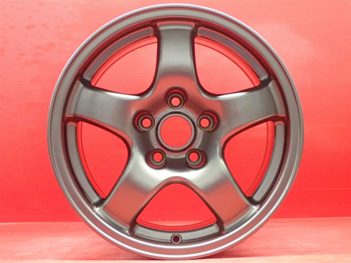 スカイライン (BNR32)GT-R純正 8Jx16 +30 5/114.3 ガンメタ系