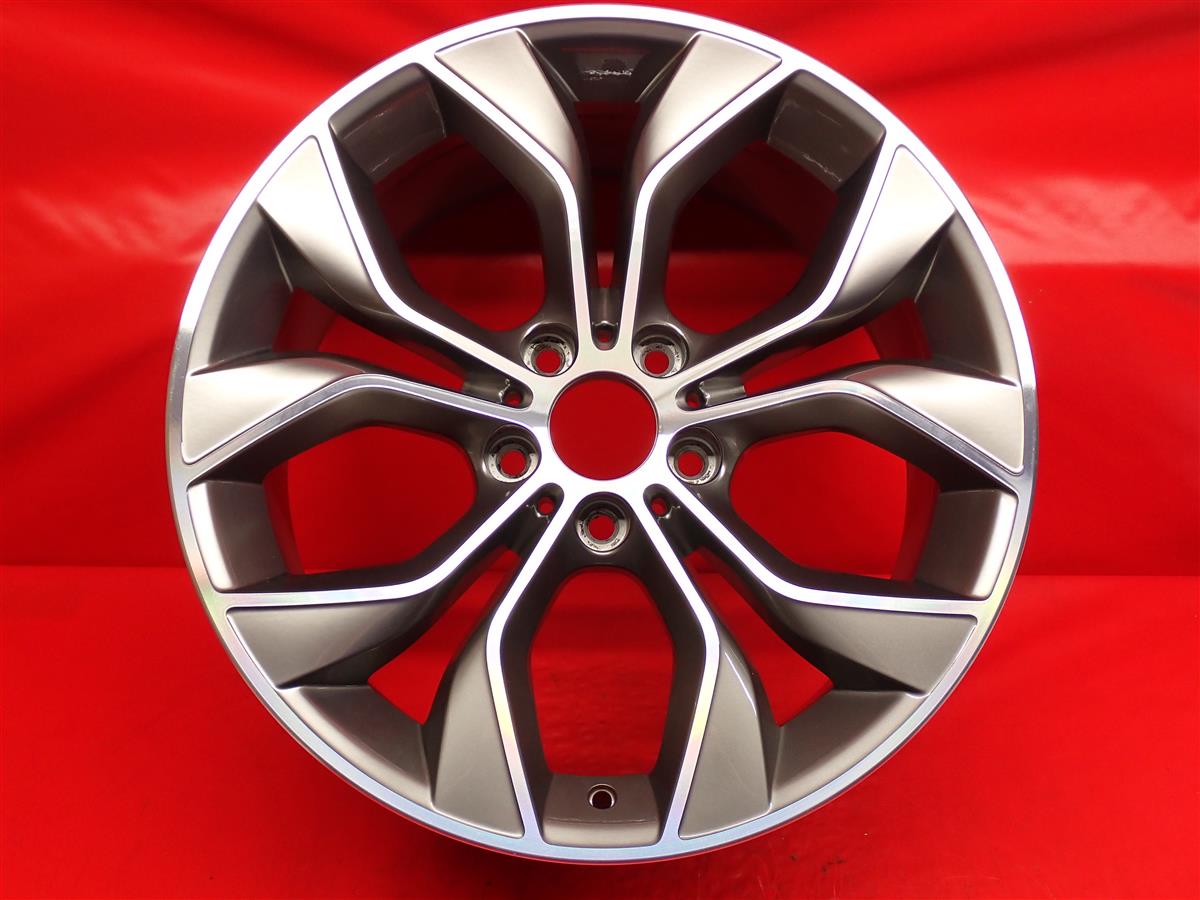 BMW X3 / X4 F25 / F26 純正Yスポークスタイリング608 9.5Jx19 +48 5/120 ガンメタポリッシュ(ガンメタ&ポリッシュ)｜中古タイヤ・ホイールの太平タイヤ