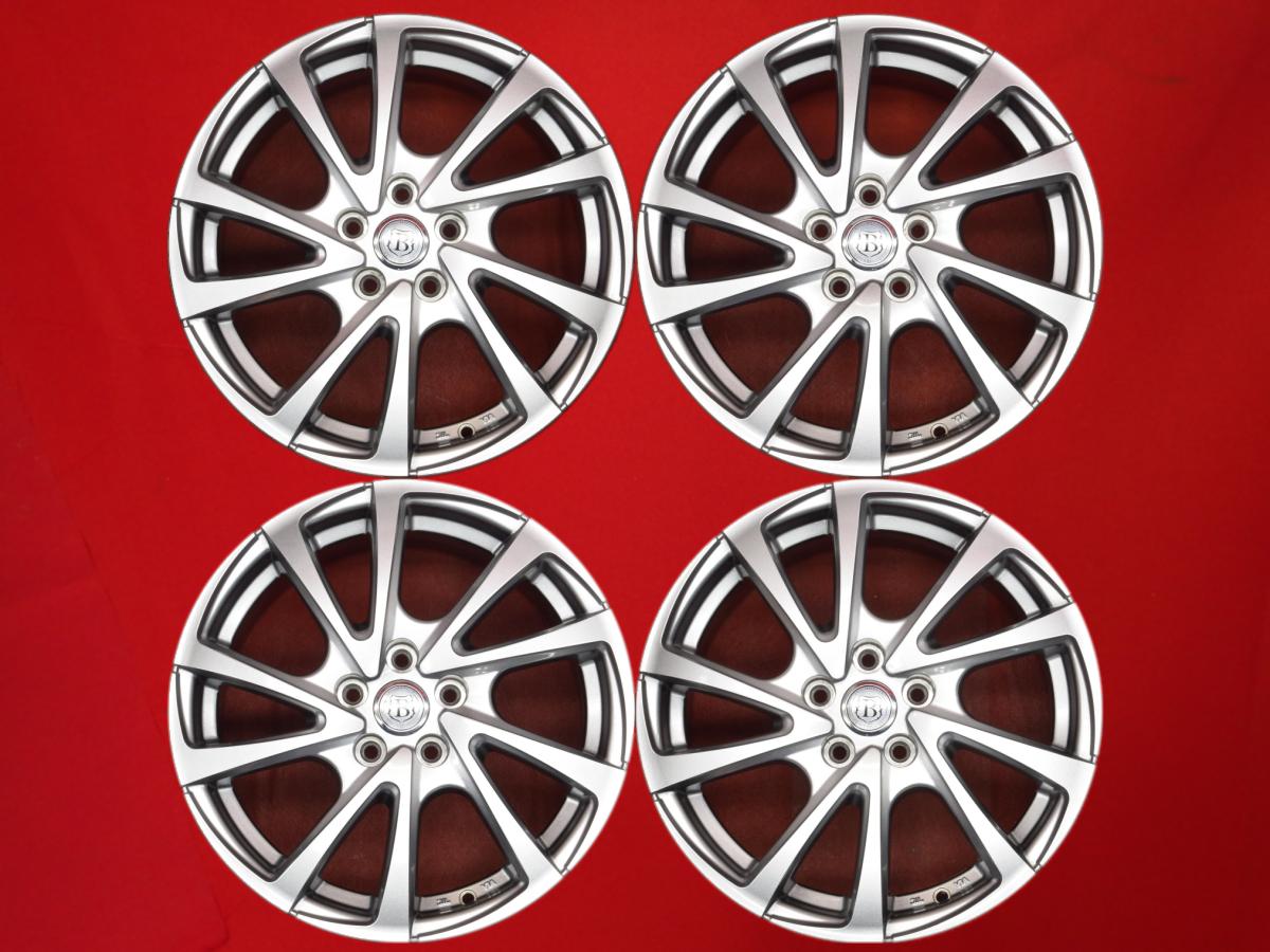 ブランドルライン BRANDLE-LINE BOREANO10 (ボレアノ10) 6.5Jx16 +48 5/100 シルバー(銀色)系 プリウスPHV CT200h BRZ プレミオ 86 カローラ アリオン プリウス｜中古タイヤ・ホイールの太平タイヤ