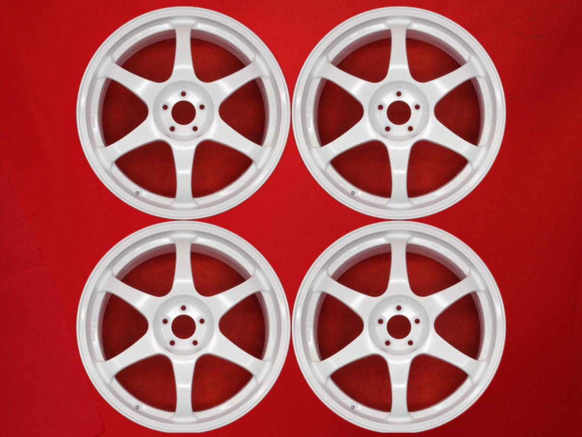 SSR Type-C RS 8Jx19 +50 5/100 ホワイト(白色)系 86 カローラ ツーリング インプレッサ スポーツハイブリッド｜中古タイヤ・ホイールの太平タイヤ