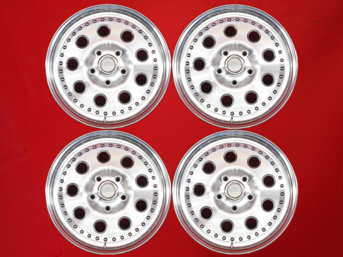 MOZZER(マザー) EH01 7.5Jx17 +35 5/127 シルバーポリッシュ(シルバー&ポリッシュ) ラングラー グランドチェロキー コマンダー