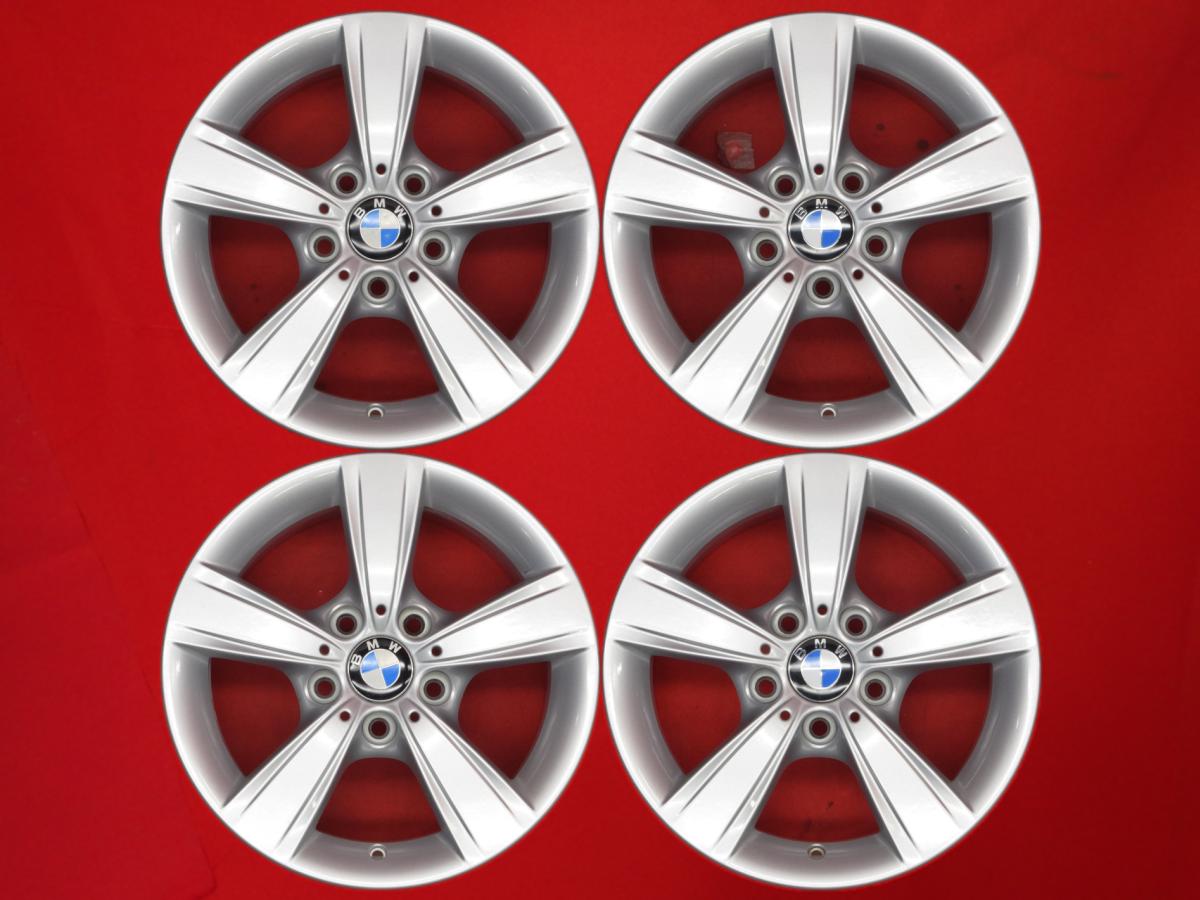 BMW 1シリーズ(F20)純正スタースポーク スタイリング376 7Jx16 +40 5/120 シルバー(銀色)系 1シリーズ