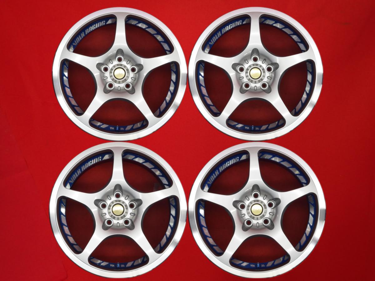 VOLK RACING(ボルクレーシング) チャレンジ 8/9Jx18 +32 5/114.3 ポリッシュ系 シルバー(銀色)系 シルビア ソアラ フェアレディZ スカイライン スープラ RX-7|中古タイヤ・ホイールの太平タイヤ